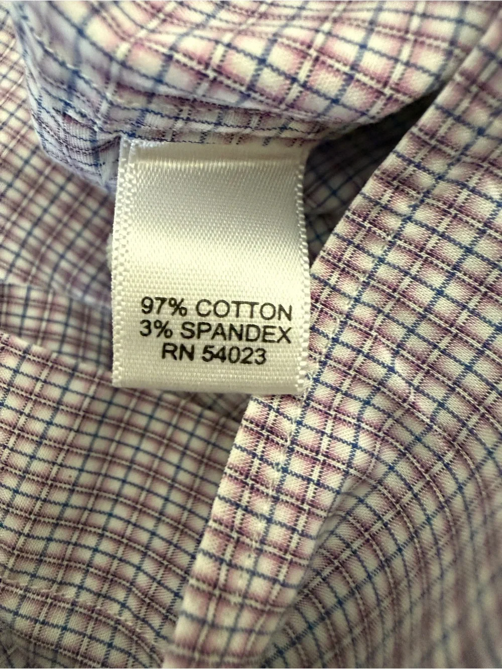 Banana Republic Mens M Purple Blue Mini Check Western Button Shirt